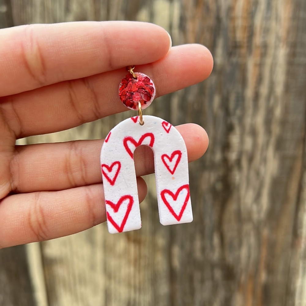 Valentines day earrings